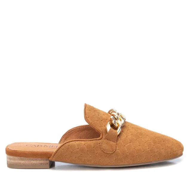 Carmela 16072102 mule femme marron serraje chaîne