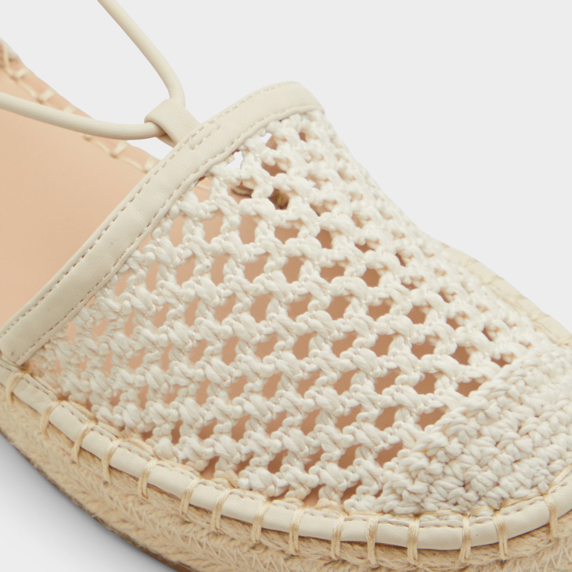 ALDO Picot espadrilles crochet beige été