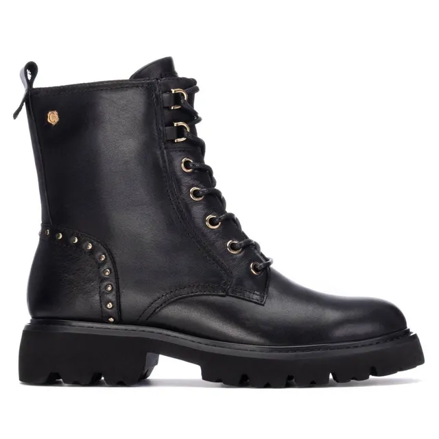Carmela 16269002 bottine cuir noir à talon