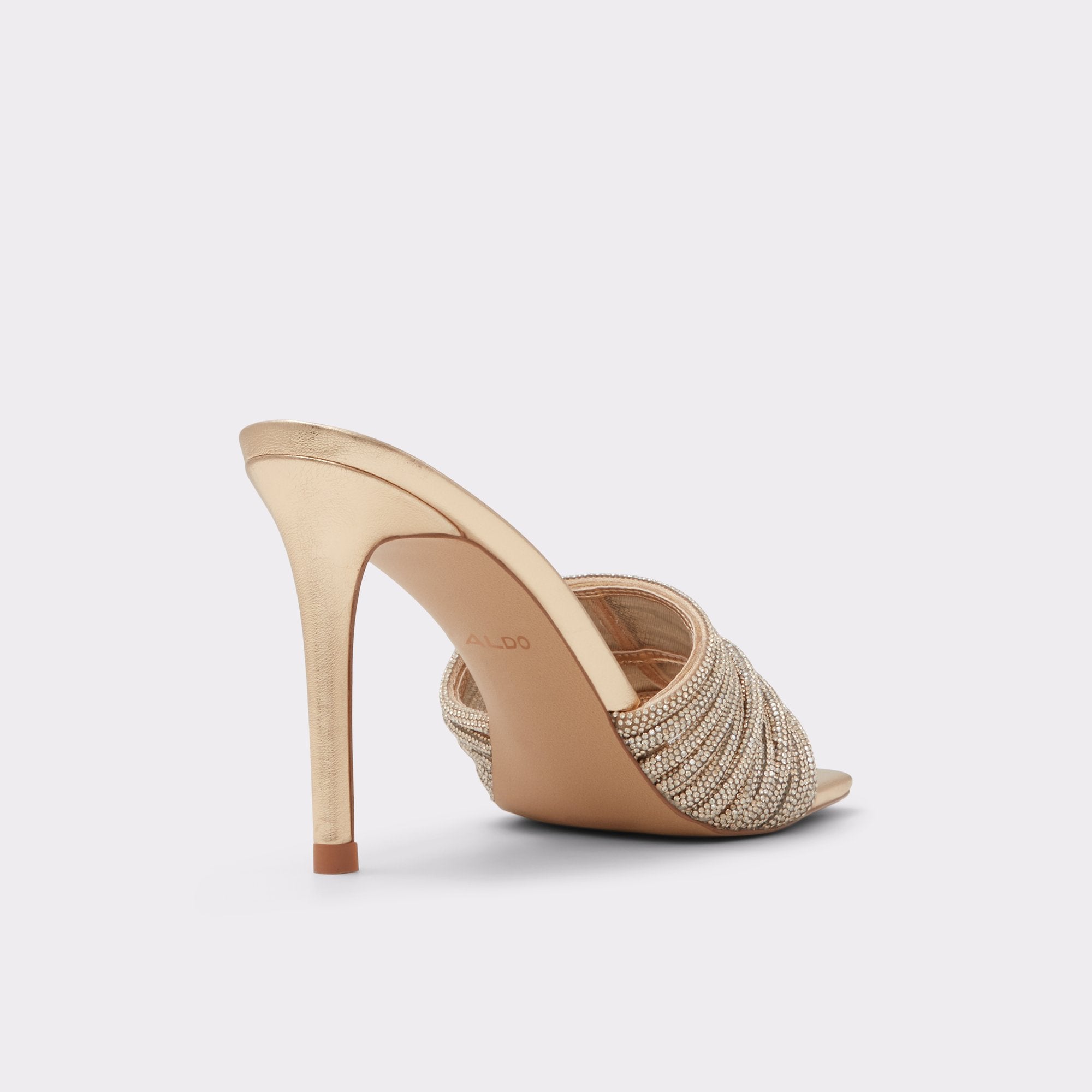 ALDO Marielle mules à talon doré strass