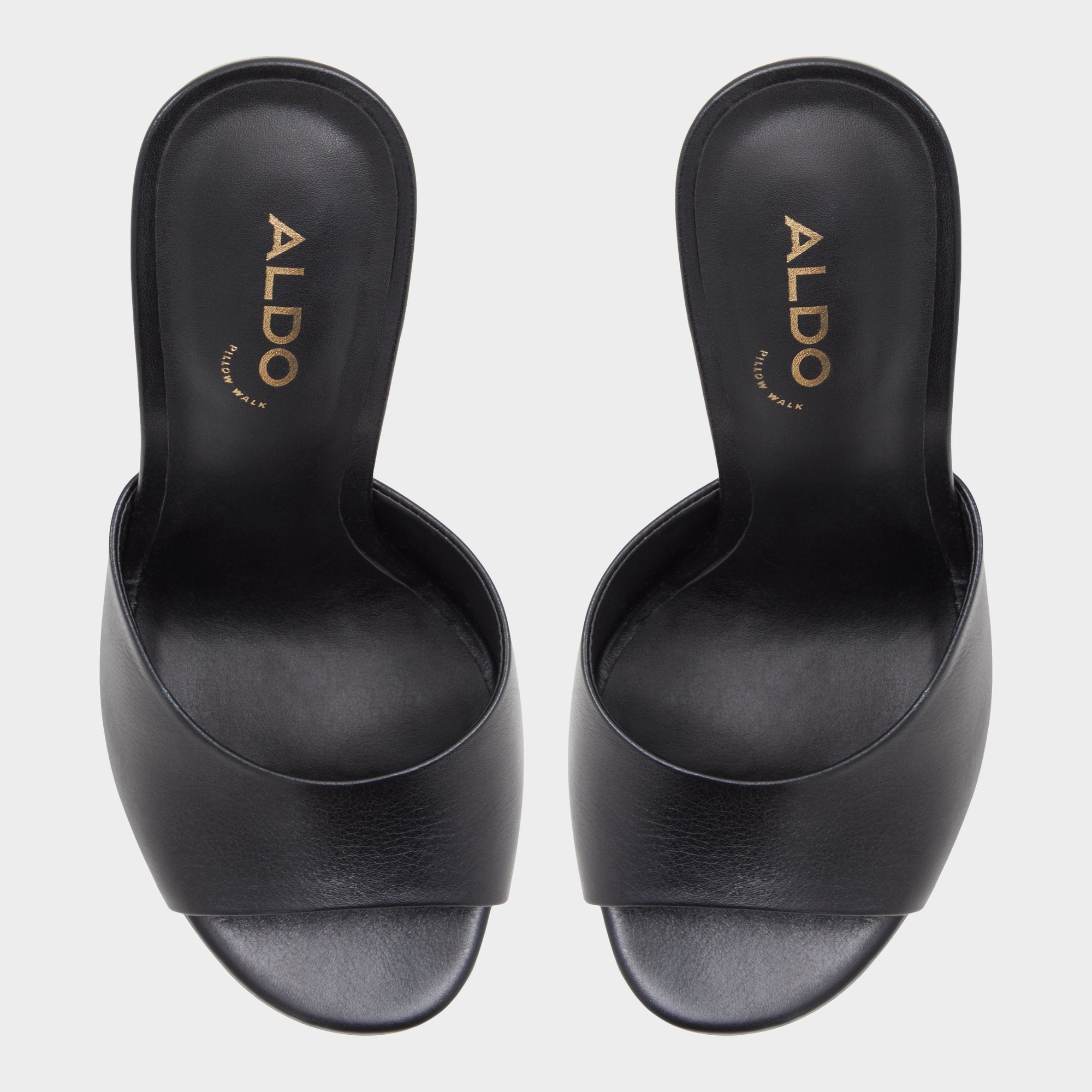 ALDO Marcelia mules noires à talon confort