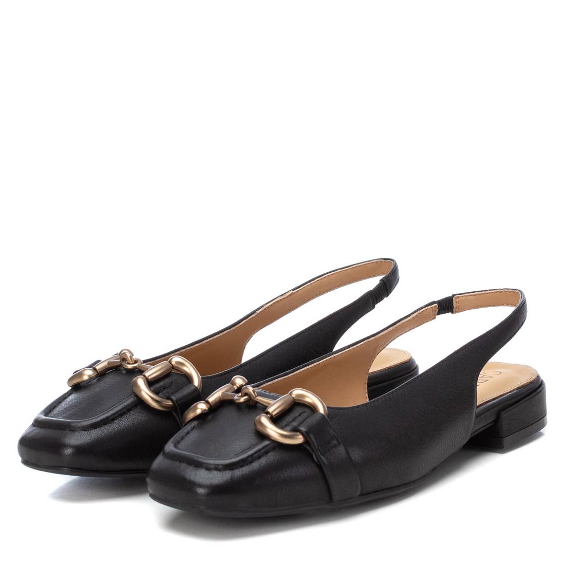 Carmela 16150005 ballerines femme noir cuir plat