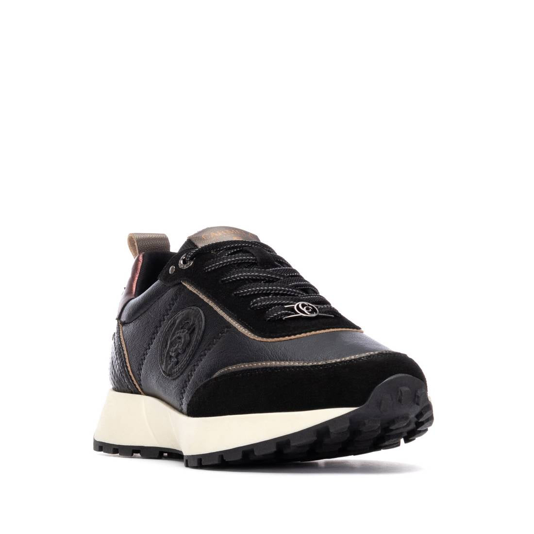 Carmela 16269903 sneaker noire lacets semelle plate