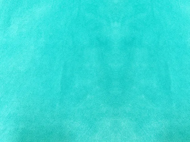 Dessine Moi Un Soulier velours turquoise clair échantillon tissu
