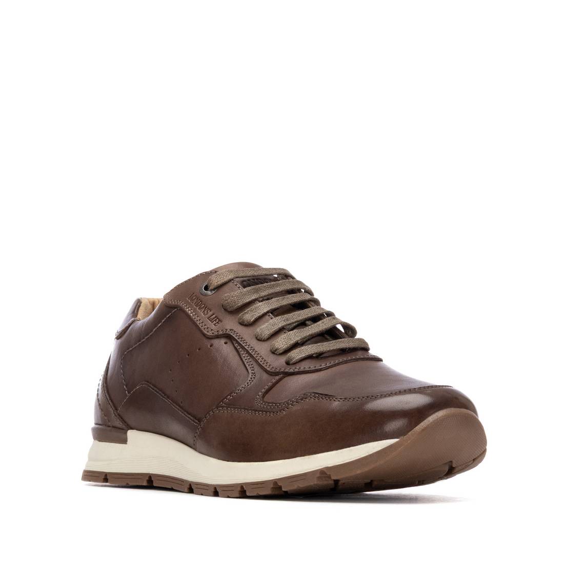 Carmela 16390703 baskets cuir taupe homme