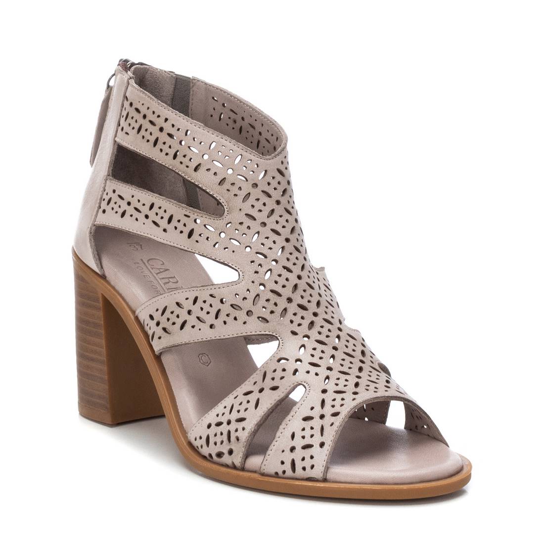 Carmela 16069403 sandale cuir blanc talon 9 cm