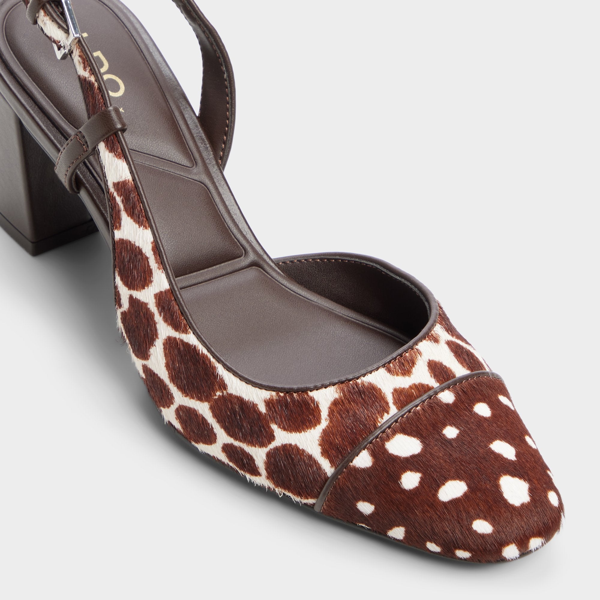 ALDO Emanuelle escarpins slingback dalmatien