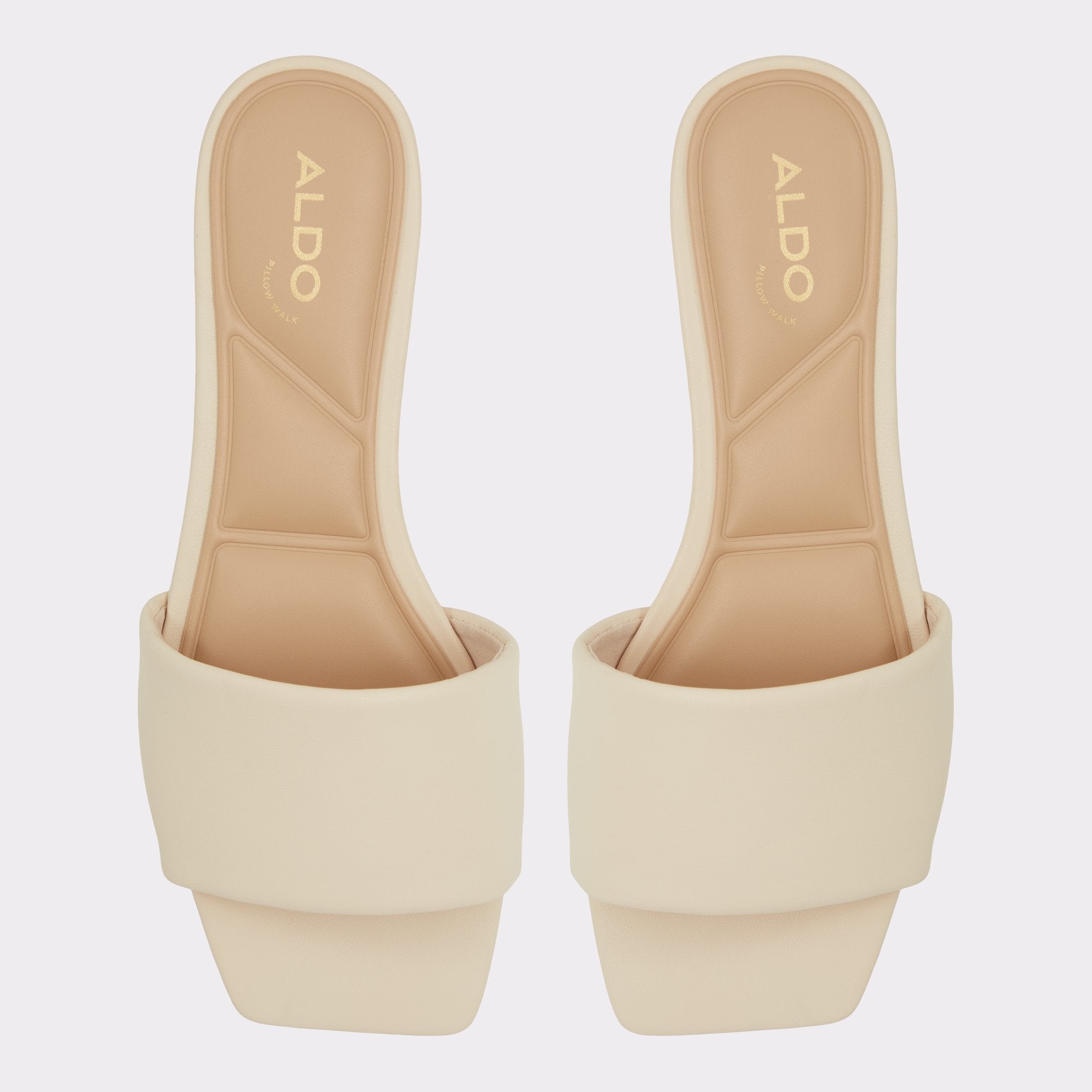 Aldo Bentariel mules bout carré plates