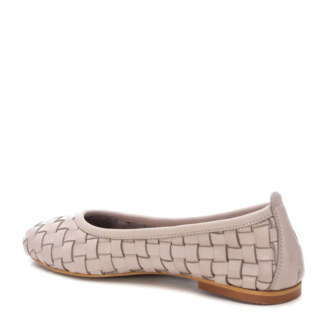 Carmela 16079606 ballerine cuir blanc tissé plat