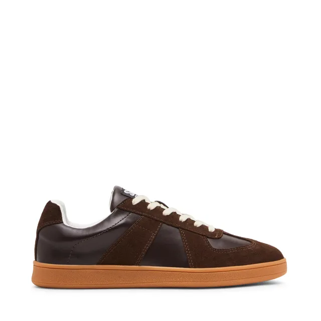 Steve Madden Waltor baskets homme marron cuir 3 cm