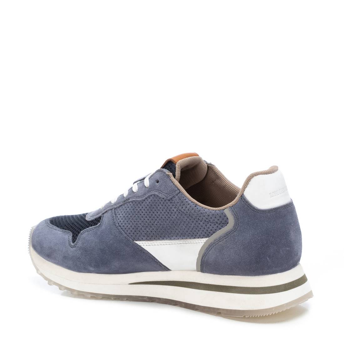 Carmela 16081602 baskets homme bleu cuir