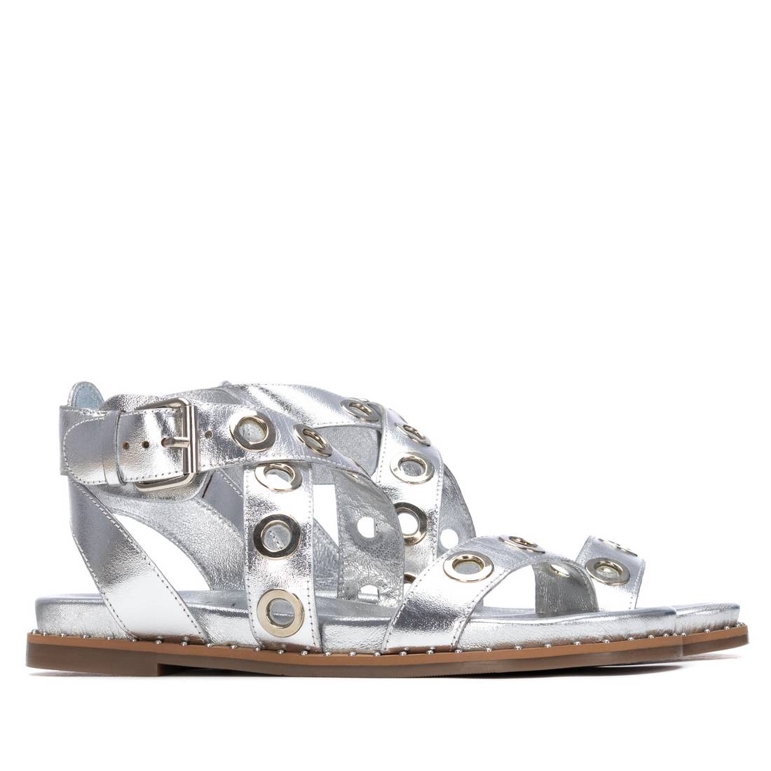 Carmela 162389 16238905 sandales cuir argent