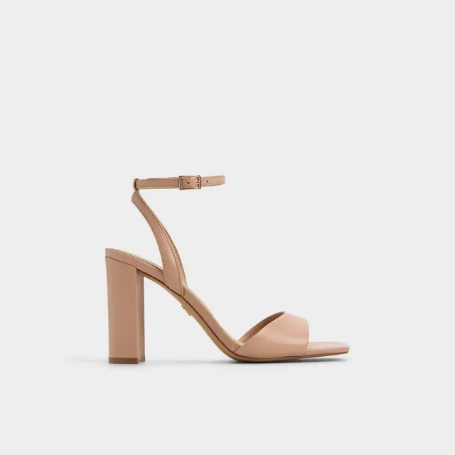 ALDO Serenya sandales taille 7 talon bloc nude