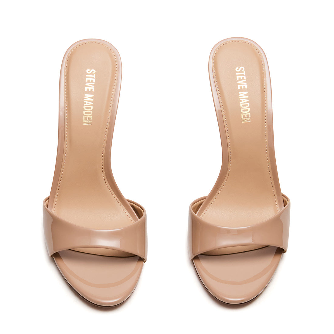 Steve Madden Davina sandales verni beige talon 10 cm
