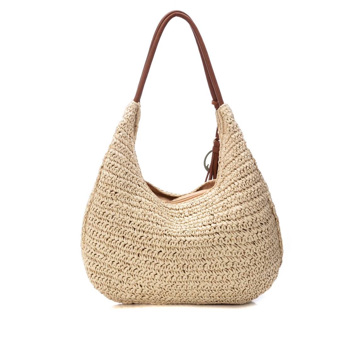 Carmela 18610401 sac raphia marron fermeture
