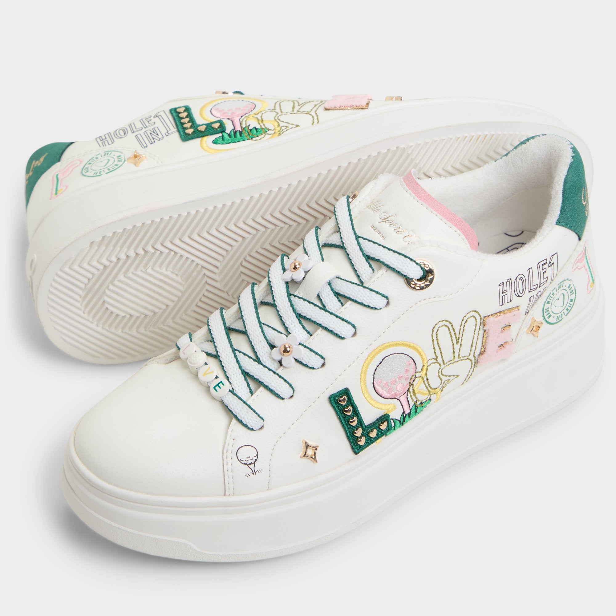 Aldo Foremore sneakers cuir à plateforme coussinée