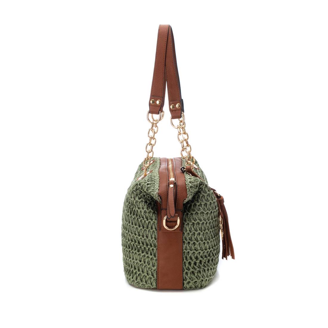 Carmela 18608703 sac épaule raphia vert 36 cm
