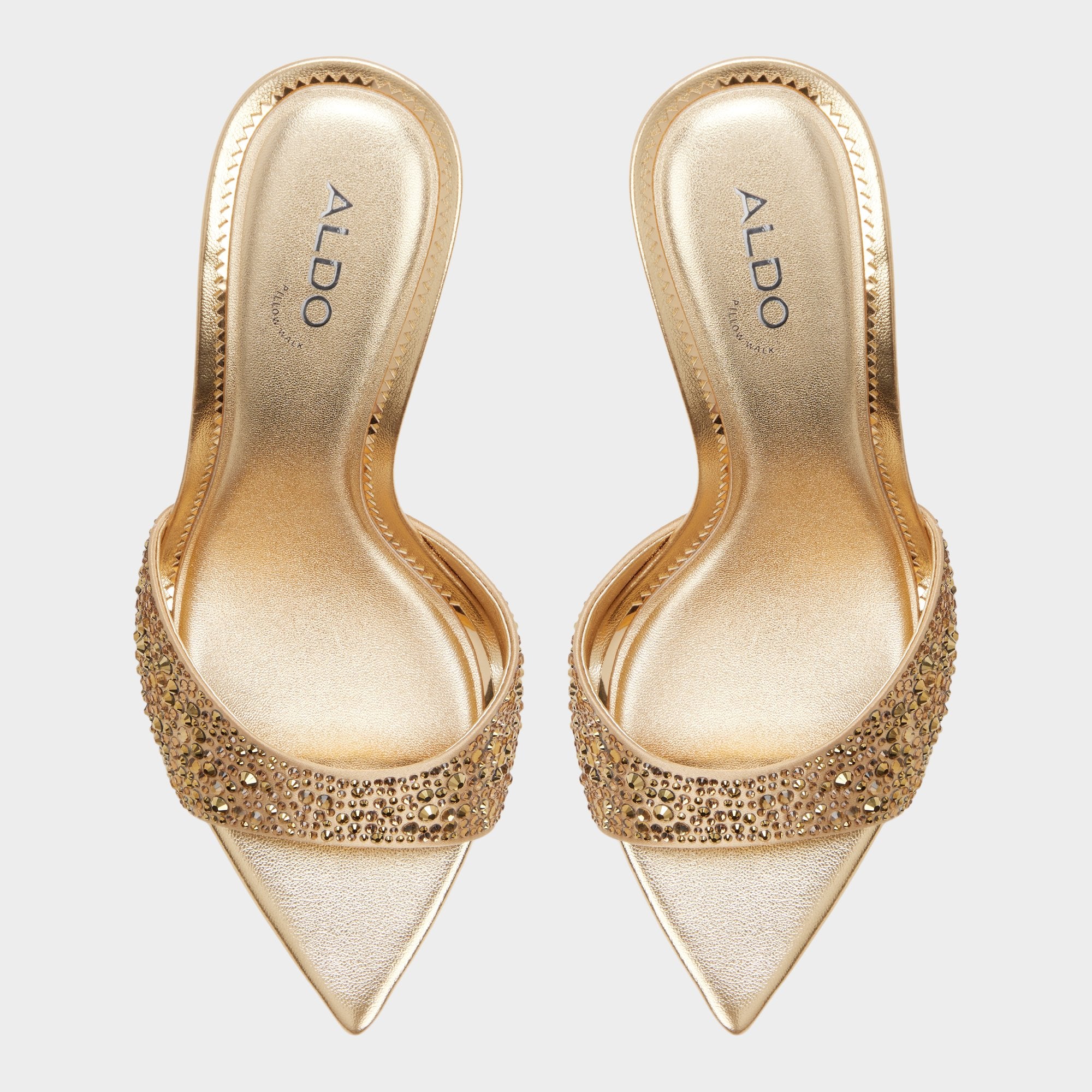 ALDO Reanna mules talons doré strass